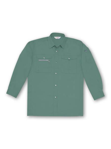 【JICHODO】 14004 ノンプル長袖シャツ [春夏]