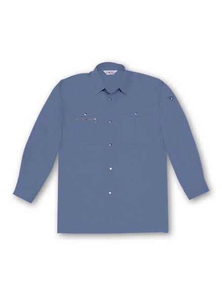 【JICHODO】 14004 ノンプル長袖シャツ [春夏]