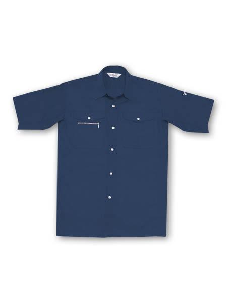 【JICHODO】 14014 ノンプル半袖シャツ [春夏]