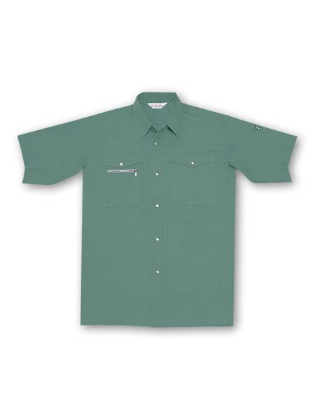 【JICHODO】 14014 ノンプル半袖シャツ [春夏]