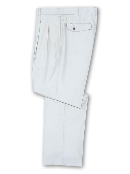 【JICHODO】 284 形態安定ツータックパンツ [春夏]