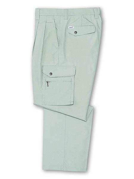 【JICHODO】 285 形態安定ツータックカーゴパンツ [春夏]