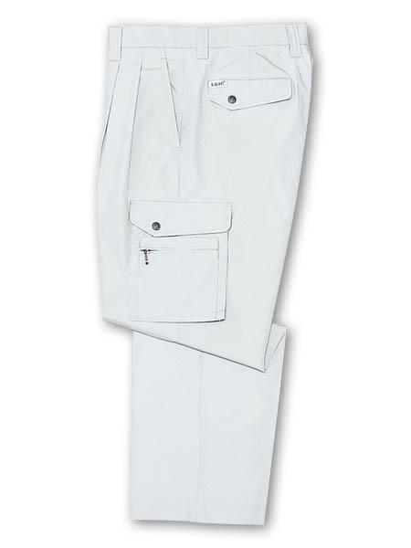 【JICHODO】 285 形態安定ツータックカーゴパンツ [春夏]