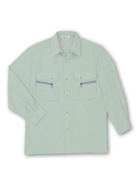 【JICHODO】 44004 清涼長袖シャツ [春夏]