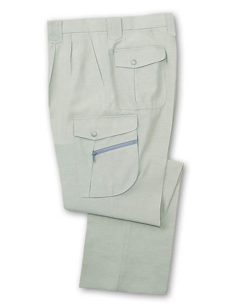 【JICHODO】 44002 清涼ツータックカーゴパンツ [春夏]