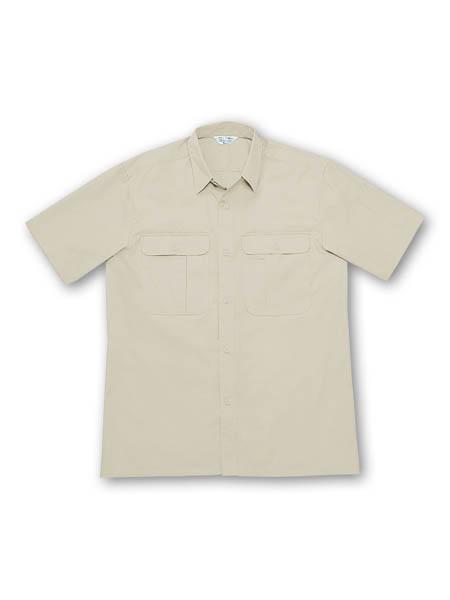 【JICHODO】 1066 製品制電半袖シャツ [春夏]