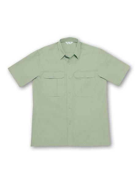 【JICHODO】 1066 製品制電半袖シャツ [春夏]