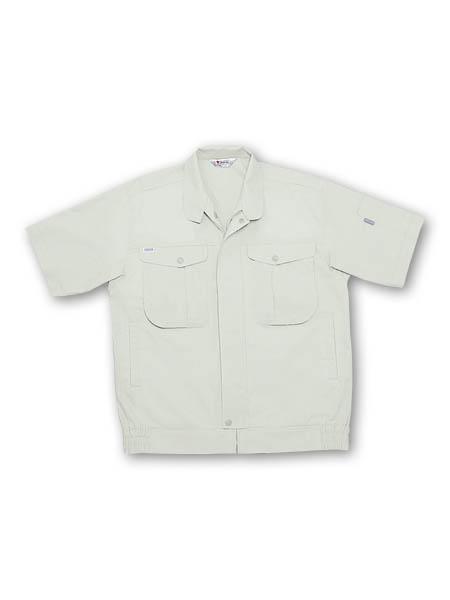 【JICHODO】 44510 製品制電半袖ブルゾン [春夏]