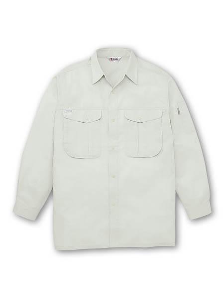 【JICHODO】 44504 製品制電長袖シャツ [春夏]