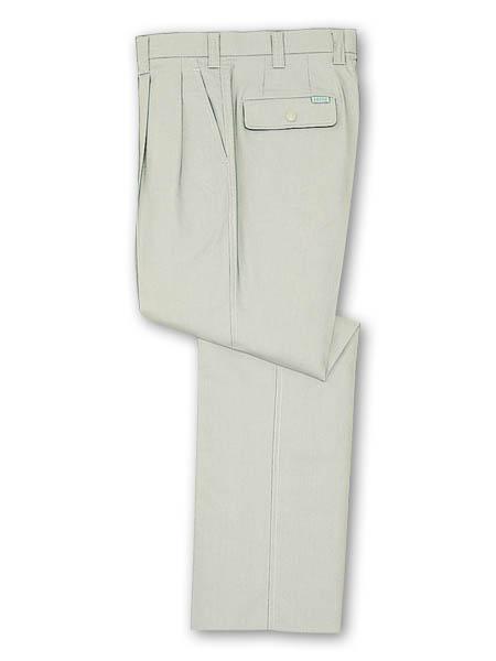 【JICHODO】 44501 製品制電ストレッチツータックパンツ [春夏]