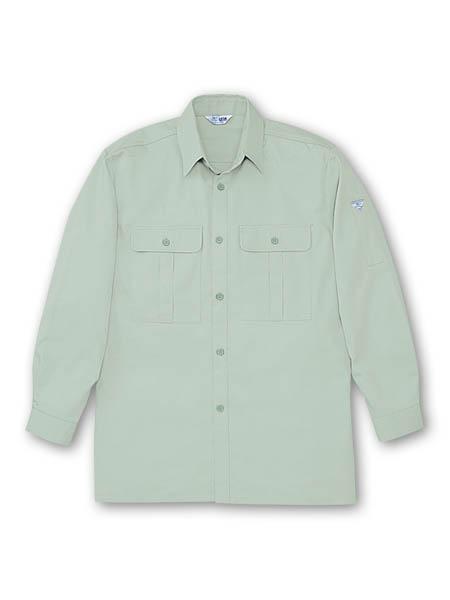 【JICHODO】 34104 形態安定長袖シャツ [春夏]