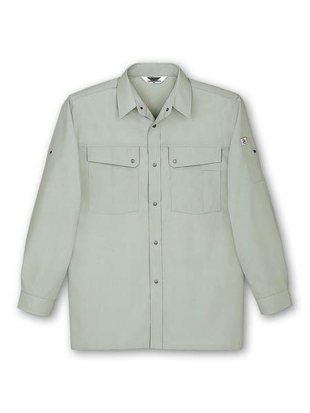 【JICHODO】 107 抗菌防臭長袖シャツ [春夏]