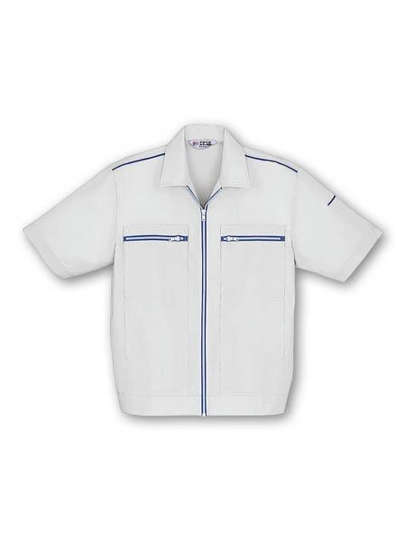 【JICHODO】 942 抗菌防臭清涼半袖ジャンパー [春夏]