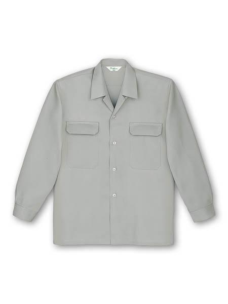 【JICHODO】 7650 長袖オープンシャツ [春夏]