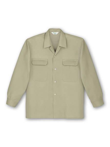 【JICHODO】 7650 長袖オープンシャツ [春夏]