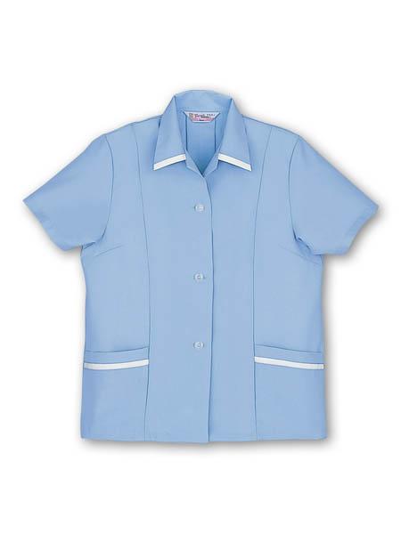 【JICHODO】 1400 製品制電抗菌防臭半袖スモック [春夏]