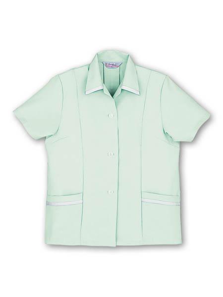 【JICHODO】 1400 製品制電抗菌防臭半袖スモック [春夏]