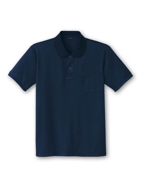  【JICHODO】 85814 吸汗速乾半袖ポロシャツ [春夏]