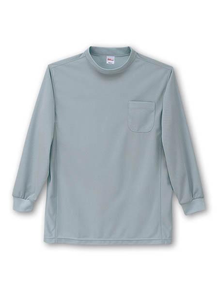 【JICHODO】 47694 吸汗速乾長袖ローネックシャツ [春夏]