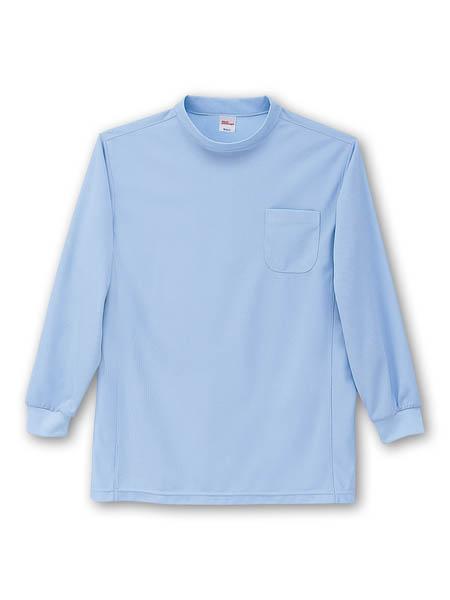 【JICHODO】 47694 吸汗速乾長袖ローネックシャツ [春夏]