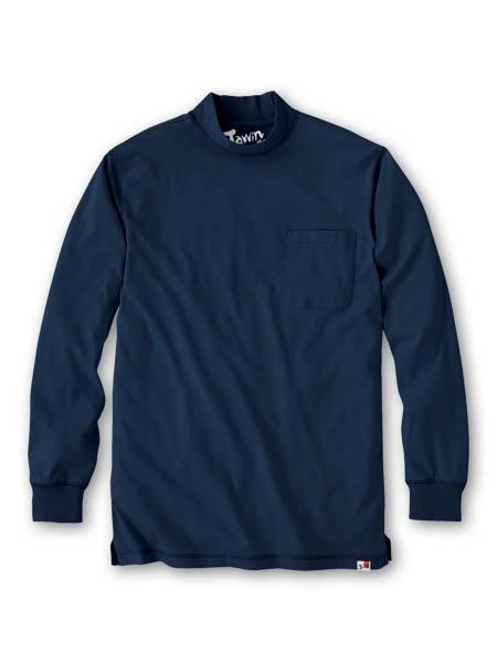 【Jawin】 55324 吸汗速乾長袖ローネックシャツ [春夏]