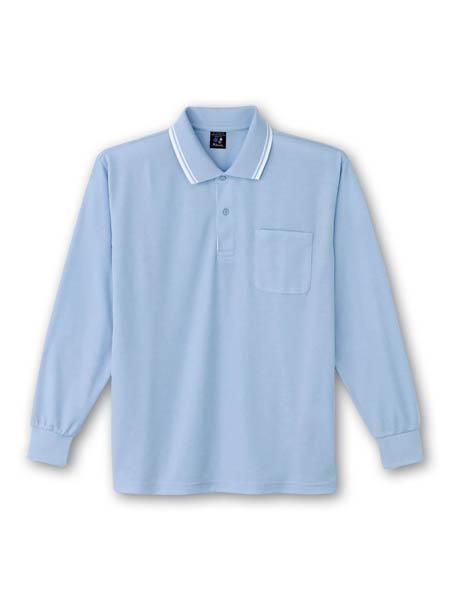 【JICHODO】 85264 吸汗速乾長袖ポロシャツ [春夏]