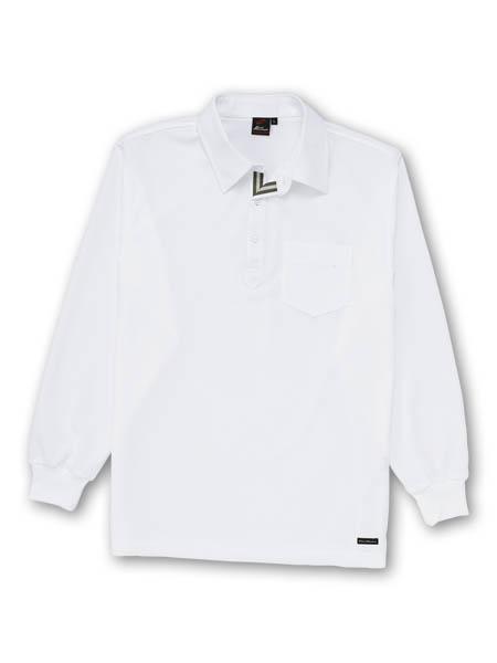 【JICHODO】 85204 吸汗速乾長袖ポロシャツ [春夏]