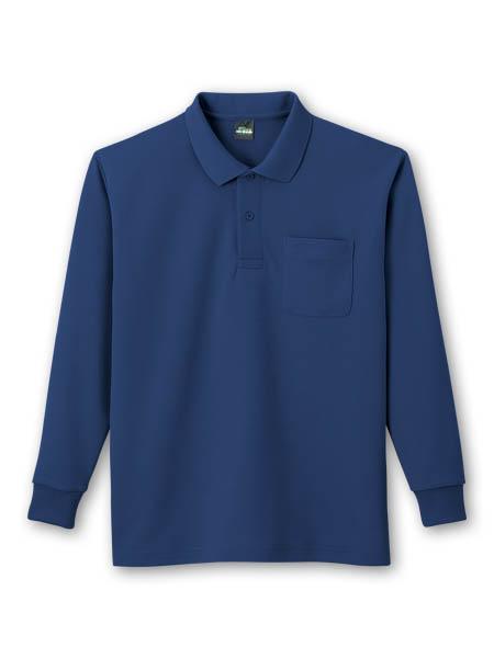 【JICHODO】 84904 抗菌消臭長袖ポロシャツ [春夏]