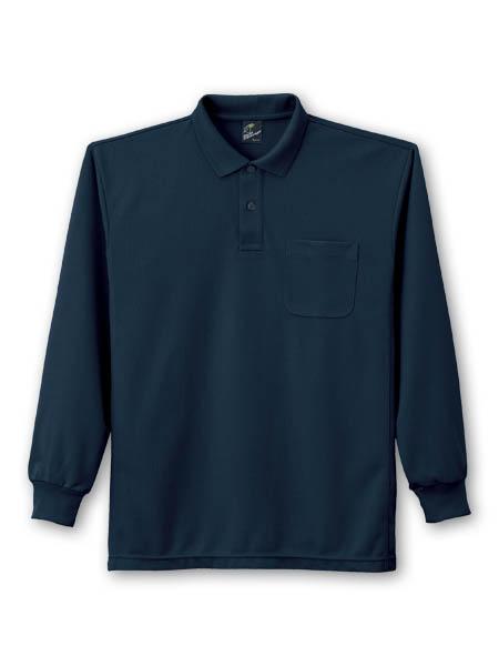 【JICHODO】 84974 製品制電吸汗速乾長袖ポロシャツ [春夏]