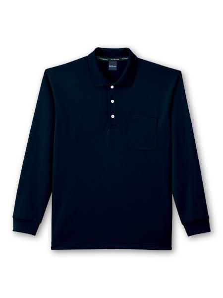 【JICHODO】 84944 吸汗速乾長袖ポロシャツ [春夏]