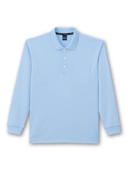 【JICHODO】 84944 吸汗速乾長袖ポロシャツ [春夏]