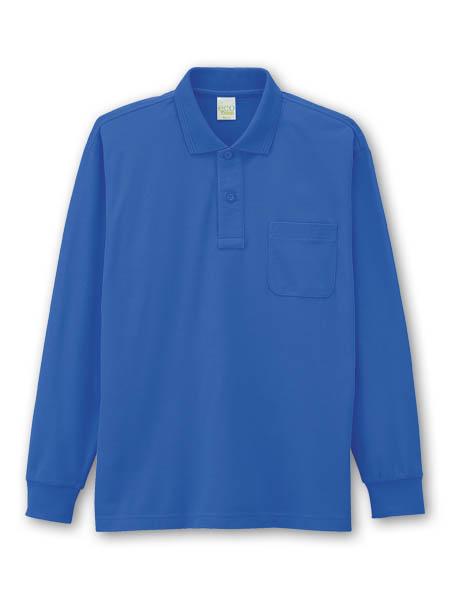 【JICHODO】 85244 エコ製品制電長袖ポロシャツ [春夏]