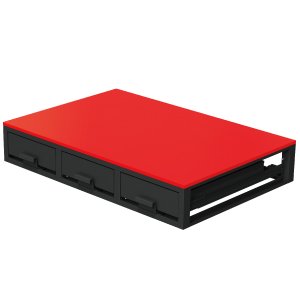 バンキャビネット(3列引き出し) SCT-F03