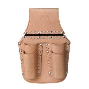 ヒンジ付ツールサック(牛革製) ND-975