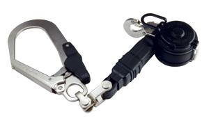 安全帯用巻取式ランヤード(フックハンガー付) DBM-150BFF