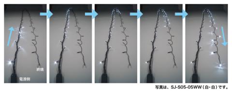 LEDストリングフォール(SJシリーズ) SJ-S05-05LL