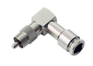 同軸L型コネクター(圧着レスタイプ) LRCA-3CTL