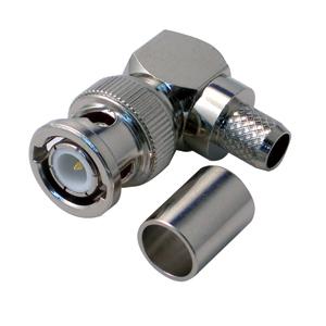 BNC型L形プラグ(半田・圧着タイプ) LBNC-L5C