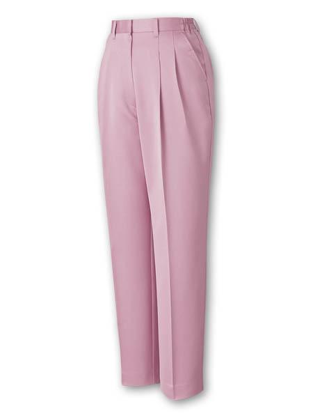 【JICHODO】 835 低発塵製品制電レディースツータックパンツ [秋冬]