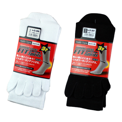 5本指靴下 カカト付 3足組