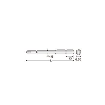 AHMD-1065 ハイパービット段付 2本組 +1×65