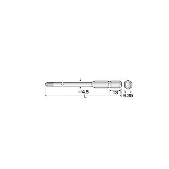 AACD-2065 喰いつき(AAC)ビット段付 2本組 +2×65