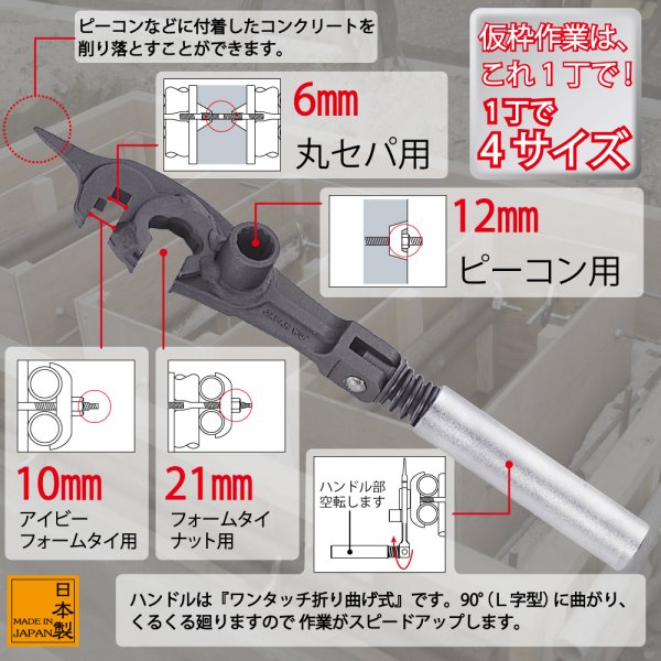 仮枠ハンドル