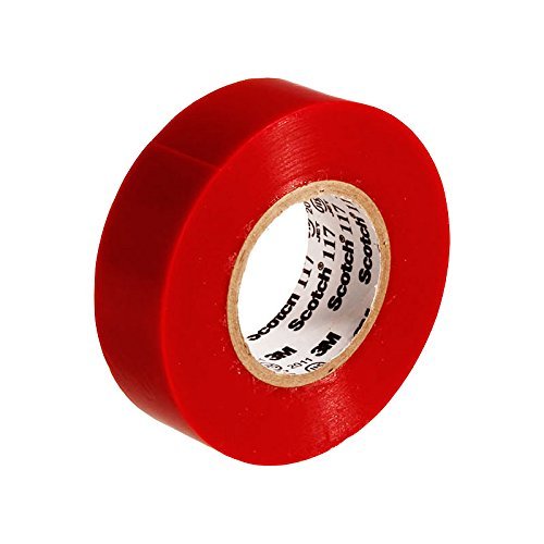電気絶縁用ビニルテープ 117 赤 50mm×20m