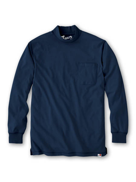 【Jawin】 55324 吸汗速乾長袖ローネックシャツ [春夏]