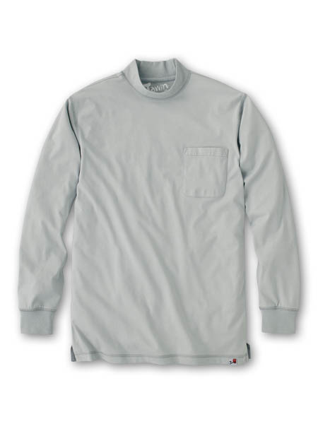 【Jawin】 55324 吸汗速乾長袖ローネックシャツ [春夏]