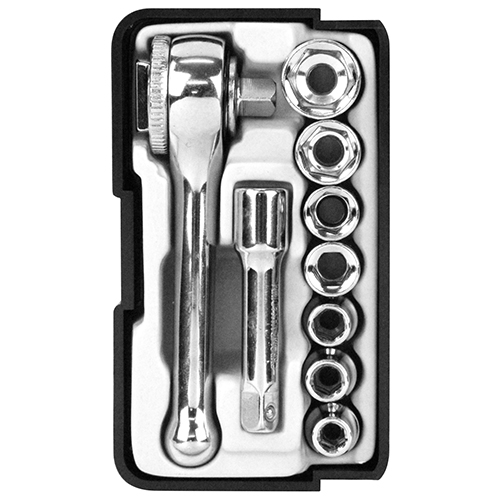 E-Value 1/4ソケットレンチセット ETS-209」（4977292263139