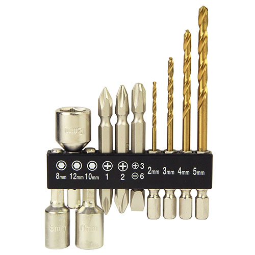 E-Value ドリル&ビットセット BS-3N 10PCS」（4977292314138