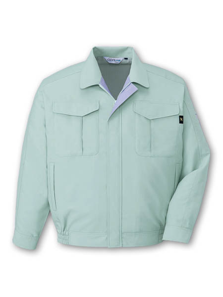 【JICHODO】 84300 エコ低発塵製品制電長袖ブルゾン [春夏]