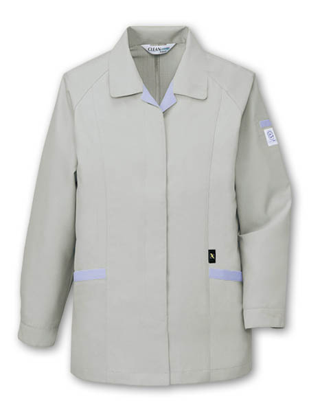 【JICHODO】 84325 エコ低発塵製品制電長袖スモック [春夏]